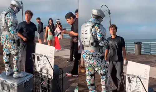 Robotín se encuentra desde hace varios meses en Estados Unidos. Foto: Composición LR/Captura/TikTok Robotín se encuentra desde hace varios meses en Estados Unidos.