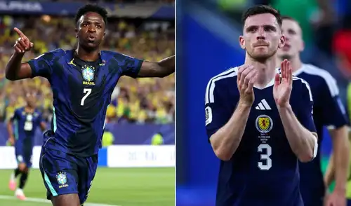 Brasil y Escocia se enfrentan por el Grupo C del Mundial 2026. Foto: FIFA/composición LR Brasil y Escocia se enfrentan por el Grupo C del Mundial 2026. Foto: FIFA/composición LR
