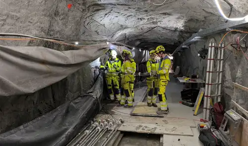Un proyecto bajo los Alpes busca aprender a predecir temblores gracias a pequeños movimientos telúricos. Foto: Bedretto Underground Laboratory for Geosciences and Geoenergies