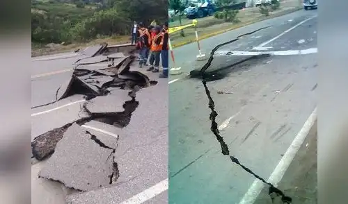 Algunas vías de la ciudad colapsarían ante un eventual terremoto.