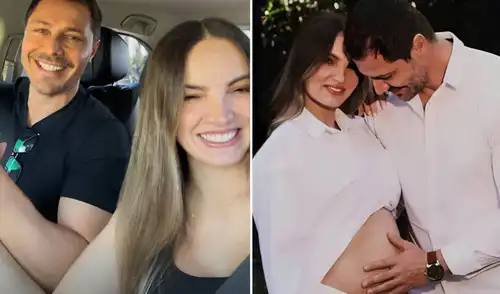 'Cachaza' anunció que estaba embarazada del actor André Barkoff en junio de 2026.