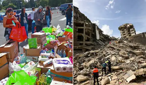 Venezuela donaciones terremoto