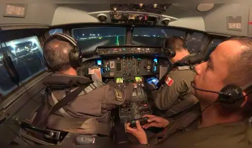 Patrullaje aéreo de la Marina de Guerra del Perú.
