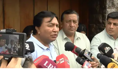 Luis Castro, secretario general del Sutep.