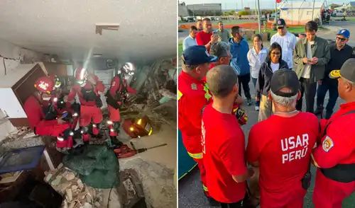 Realizando labores de búsqueda técnica tras el colapso de un edificio de 10 pisos, perforando las losas desde el sexto hasta el tercer nivel para localizar sobreviviente Realizando labores de búsqueda técnica tras el colapso de un edificio de 10 pisos, perforando las losas desde el sexto hasta el tercer nivel para localizar sobreviviente