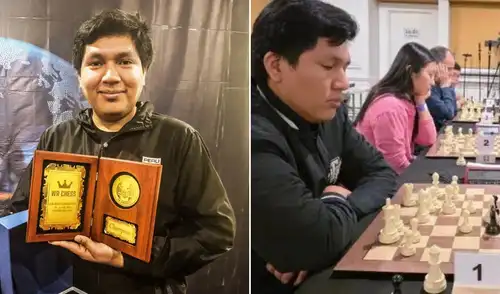 Jorge Cori, gran maestro desde los 14 años, inició su trayectoria en el colegio Saco Oliveros y ha cosechado reconocimientos en múltiples competiciones sudamericanas y mundiales de ajedrez. Jorge Cori, ajedrez
