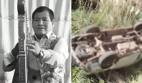 El cantautor Gorrión Tauripampino murió en el lugar del accidente junto a dos músicos de su agrupación.