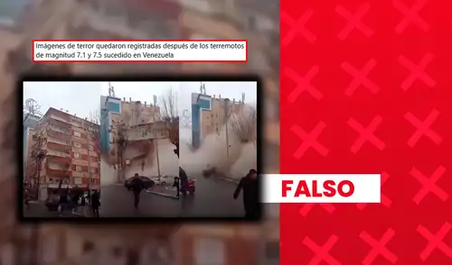 El terremoto que causó los daños motrados en el video alcanzó los 7,8 grados. El terremoto que causó los daños motrados en el video alcanzó los 7,8 grados.
