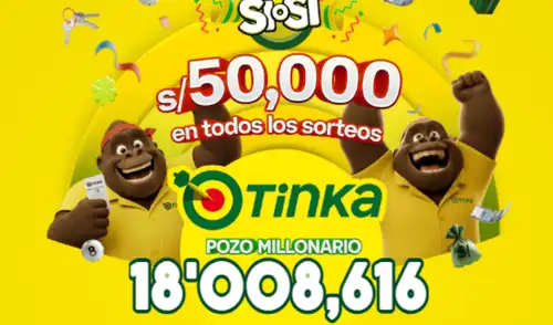 Tinka: sorteo del domingo 5 de julio. La Tinka