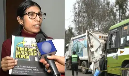 Elizabeth Pomalaya, hermana de la víctima, señala que no ha recibido apoyo de la Municipalidad de Villa El Salvador, que prometió asistencia legal tras el trágico suceso. Villa el Salvador, accidente, accidente de trabajar de limpieza de la Municipalidad de Villa El Salvador