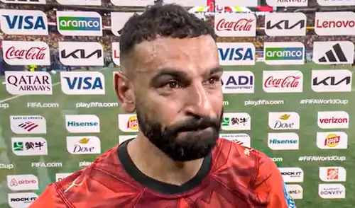 Mohamed Salah logró que Egipto dispute por primera vez en su historia los octavos de final del Mundial 2026. Foto: FIFA Mohamed Salah sobre el arbitraje del Argentina - Egipto en el Mundial 2026