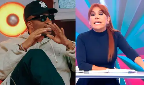 Jefferson Farfán asegura que ahora es el turno de él de atacar a Magaly Medina. Fotos: capturas/Youtube Jefferson Farfán se burla de Magaly Medina tras grabarse cumpliendo con su servicio comunitario: “Estás desesperadita”