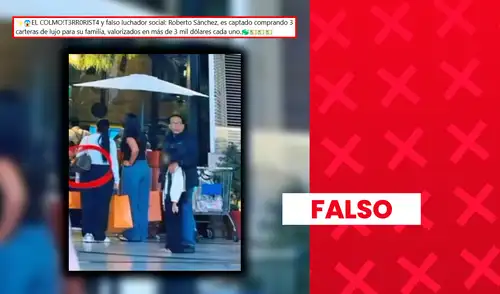 Sánchez aclaró que se encontraba esperando su turno para comprar postres en una de las tiendas del centro comercial. Sánchez aclaró que se encontraba esperando su turno para comprar postres en una de las tiendas del centro comercial.
