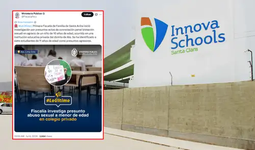 La DRELM supervisa el cumplimiento de protocolos tras la denuncia en sede de Ate de Innova Schools. Innova Schools, Ate vitarte, denuncia Innova Schools, Fiscalía