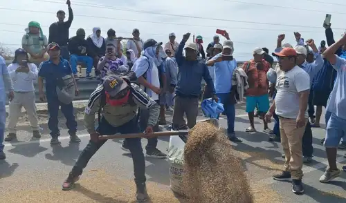 Los productores de arroz anuncian un paro nacional desde el 23 de julio si el Gobierno no responde a sus demandas debido a la crisis que afecta a miles de agricultores. Los productores de arroz anuncian un paro nacional desde el 23 de julio si el Gobierno no responde a sus demandas debido a la crisis que afecta a miles de agricultores.