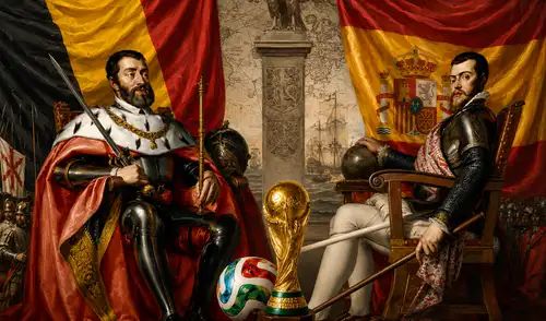 El enfrentamiento entre España y Bélgica en el Mundial 2026 reaviva un vínculo histórico de casi dos siglos, forjado bajo la Monarquía Hispánica de los Habsburgo. El enfrentamiento entre España y Bélgica en el Mundial 2026 reaviva un vínculo histórico de casi dos siglos, forjado bajo la Monarquía Hispánica de los Habsburgo.