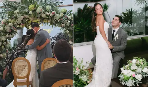 Aleska Zambrano, expareja de Said Palao, sorprendió con emotiva boda. Foto: composición LR/nerizariverafotografadebodas Expareja de Said Palao