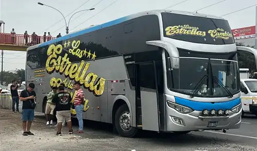Ataque extorsivo en la Panamericana Norte deja tres heridos en bus de orquesta Las Estrellas de la Cumbia