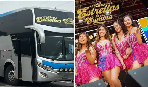 Las estrellas de la cumbia sufre ataque en la Panamericana Norte. Foto: composición LR/difusión Las estrellas de la cumbia