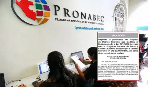 El objetivo del Minedu es restablecer un carácter meritocrático y asegurar el uso eficiente de recursos públicos. Minedu busca cambiar las reglas de Pronabec: estas serían las nuevas restricciones para estudiantes de Beca 18 y Beca Hijos de Docentes