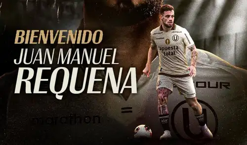 Juan Manuel Requena se suma a Universitario de cara al Torneo Clausura 2026. Foto: Universitario Juan Manuel Requena se suma a Universitario de cara al Torneo Clausura 2026. Foto: Universitario