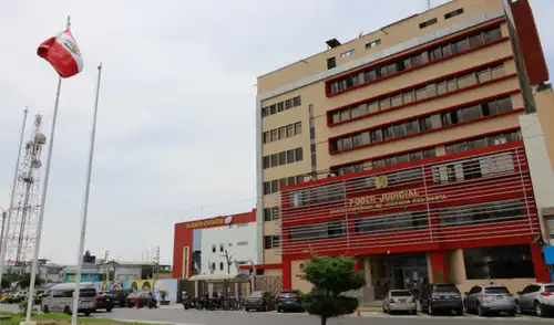 La intervención policial, realizada el 11 de enero de 2024 en Nuevo Chimbote. Foto: difusión. corte-del-santa