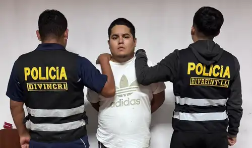 La Policía Nacional capturó a Andy Yofran Quispe Cruz, presunto líder de la banda Los Pepes, en Pimentel Chiclayo. Se le vincula con más de 20 atentados, secuestros y homicidios en Trujillo.