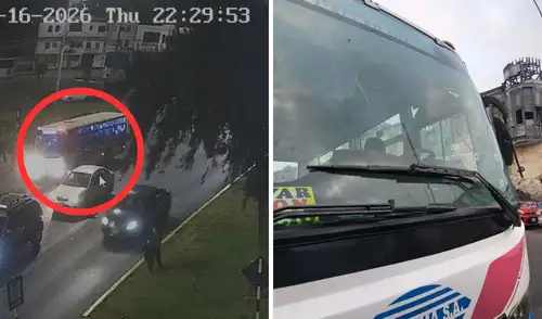 Ataque a bus de TransLima en Los Olivos Extorsión