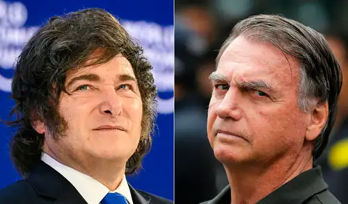 La sentencia prohíbe visitas con fines políticos y prohíbe a Bolsonaro comunicarse a través de redes sociales. Foto: AFP. Suprema de Brasil, visita de Milei a Jair Bolsonaro, Corte Suprema