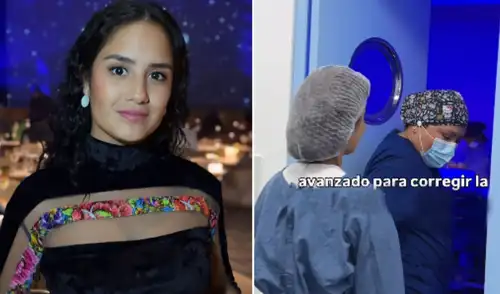 Actriz Mayella Lloclla fue operada de la vista. Foto: composición LR/Instagram/mayellalloclla Actriz Mayella Lloclla