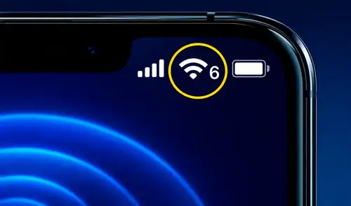 Esto indica que estás conectado a WiFi 6, una tecnología que brinda una conexión más rápida y eficiente. Esto indica que estás conectado a WiFi 6, una tecnología que brinda una conexión más rápida y eficiente.