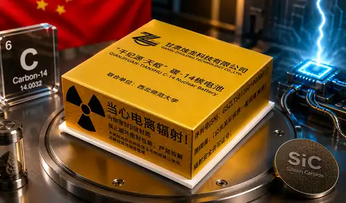 Investigadores de la Universidad Normal del Noroeste y Gansu Zhulong Technology presentan un prototipo nuclear sin litio capaz de generar electricidad sin necesidad de recarga. Investigadores de la Universidad Normal del Noroeste y Gansu Zhulong Technology presentan un prototipo nuclear sin litio capaz de generar electricidad sin necesidad de recarga.