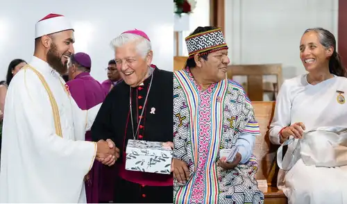 Líderes de 20 religiones se unieron en la Catedral Anglicana del Buen Pastor para la ceremonia "Oramos por el Perú", en medio de las celebraciones por Fiestas Patrias. Líderes de 20 religiones se unieron en la Catedral Anglicana del Buen Pastor para la ceremonia "Oramos por el Perú", en medio de las celebraciones por Fiestas Patrias.