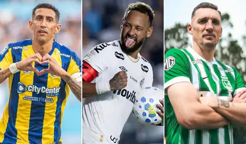 Rosario Central, Santos y Atlético Nacional verán acción hoy en sus respectivos torneos. Foto: LPF/Brasileirao/Liga Dimayor/composición LR