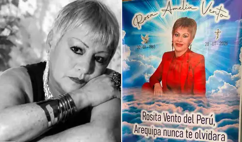 La cantante criolla Rosita Vento falleció el 28 de julio de 2026. La cantante criolla Rosita Vento falleció el 28 de julio de 2026.