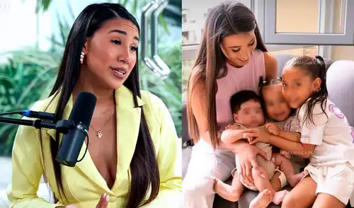 Samahara Lobatón confirma que no planea tener más hijos, pues ya se sometió a una ligadura tras el nacimiento de su hijo Asael. Foto: captura/Youtube Samahara Lobatón revela por qué no podrá volver a embarazarse y lanza advertencia a futuro novio: “Me tiene que amar con mis tres hijos”