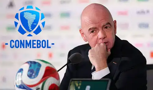 Conmebol se sumó a las reacciones de UEFA y la AFC tras conocerse el proyecto de la FIFA. Conmebol rechaza proyecto de FIFA