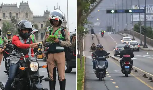Policía Nacional del Perú impondrá multa de S/550 a conductores de motocicletas eléctricas que invadan ciclovías