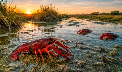 La llegada del cangrejo rojo americano al valle del Guadalquivir en los años 70 transformó drásticamente los ecosistemas en Andalucía y su erradicación es ahora considerada imposible. La llegada del cangrejo rojo americano al valle del Guadalquivir en los años 70 transformó drásticamente los ecosistemas en Andalucía y su erradicación es ahora considerada imposible.