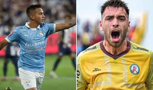 Sporting Cristal y Juan Pablo II se enfrentan en el estadio Alberto Gallardo. Foto: Liga 1/composición LR Sporting Cristal y Juan Pablo II se enfrentan en el estadio Alberto Gallardo. Foto: Liga 1/composición LR
