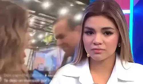 Exponen nuevas imágenes de Naldy Saldaña y César Sánchez, donde se observa el cambio de actitud de la cantante durante una transmisión. Naldy Saldaña