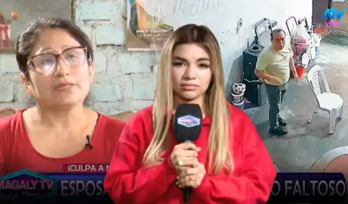Naldy Saldaña se presentó en 'Magaly TV: la firme'. Foto: Composición LR/ATV. Naldy Saldaña se presentó en 'Magaly TV: la firme'.