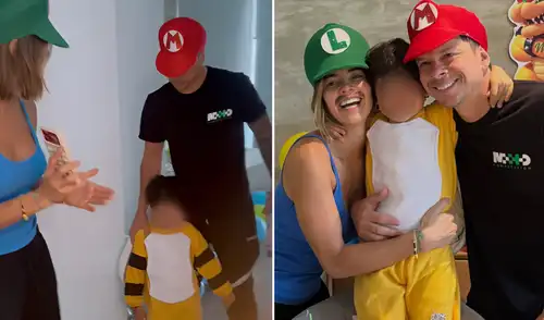 Mario Hart y Korina Rivadeneira