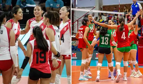 Perú y México se enfrentan por en el Mundial de Vóley sub 17. Foto: FPV/FMVB/composición LR