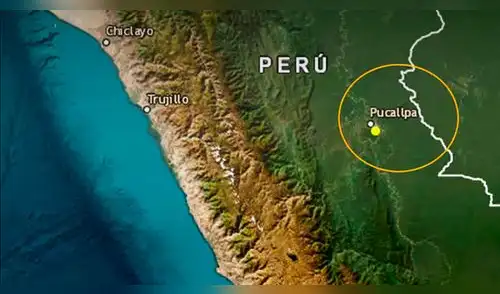 Temblor de importante magnitud se registró en Ucayali. Ucayali