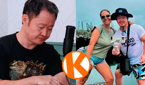 Kenji Fujimori quiere como a una hija a la primogénita de su esposa Erika Muñóz. Foto: Composición LR/Captura/YouTube Kenji Fujimori quiere como a una hija a la primogénita de su esposa Erika Muñóz.