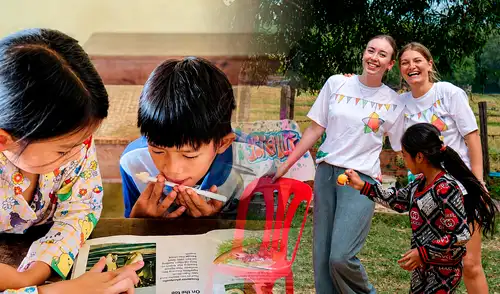 Convocatoria en Camboya invita a voluntarios para enseñar inglés y computación a niños cerca de Siem Reap. Una oportunidad única para sumergirse en una cultura diferente. Convocatoria en Camboya invita a voluntarios para enseñar inglés y computación a niños cerca de Siem Reap. Una oportunidad única para sumergirse en una cultura diferente.