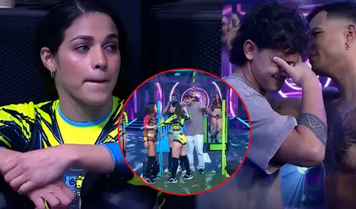Sirena Ortiz pasa tenso momento con Gabriel Meneses en 'Esto es guerra'. Foto: composición LR/América TV Sirena Ortiz pasa tenso momento con Gabriel Meneses en 'Esto es guerra'