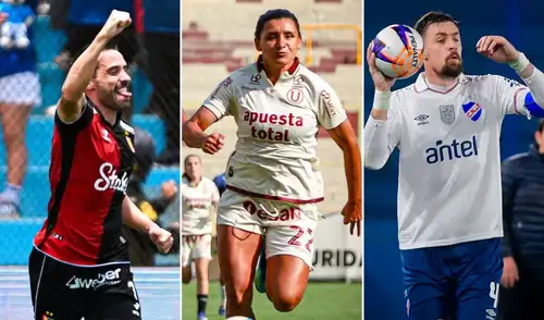 Melgar, Universitario y Nacional juegan hoy en sus respectivas ligas. Foto: Liga 1/Liga Femenina/AUF/composición LR