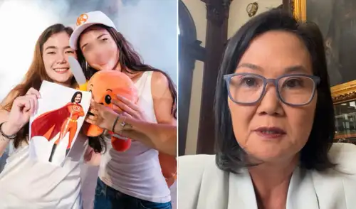 Keiko Fujimori tiene solo dos hijas fruto de su matrimonio con Mark Vito Villanella.